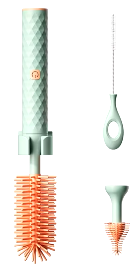 Electric Silicone Bottle Brush
